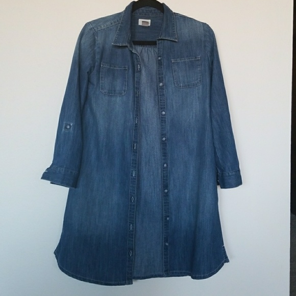 Women's Old Navy jean dress/overcoat, size XL - Picture 1 of 3